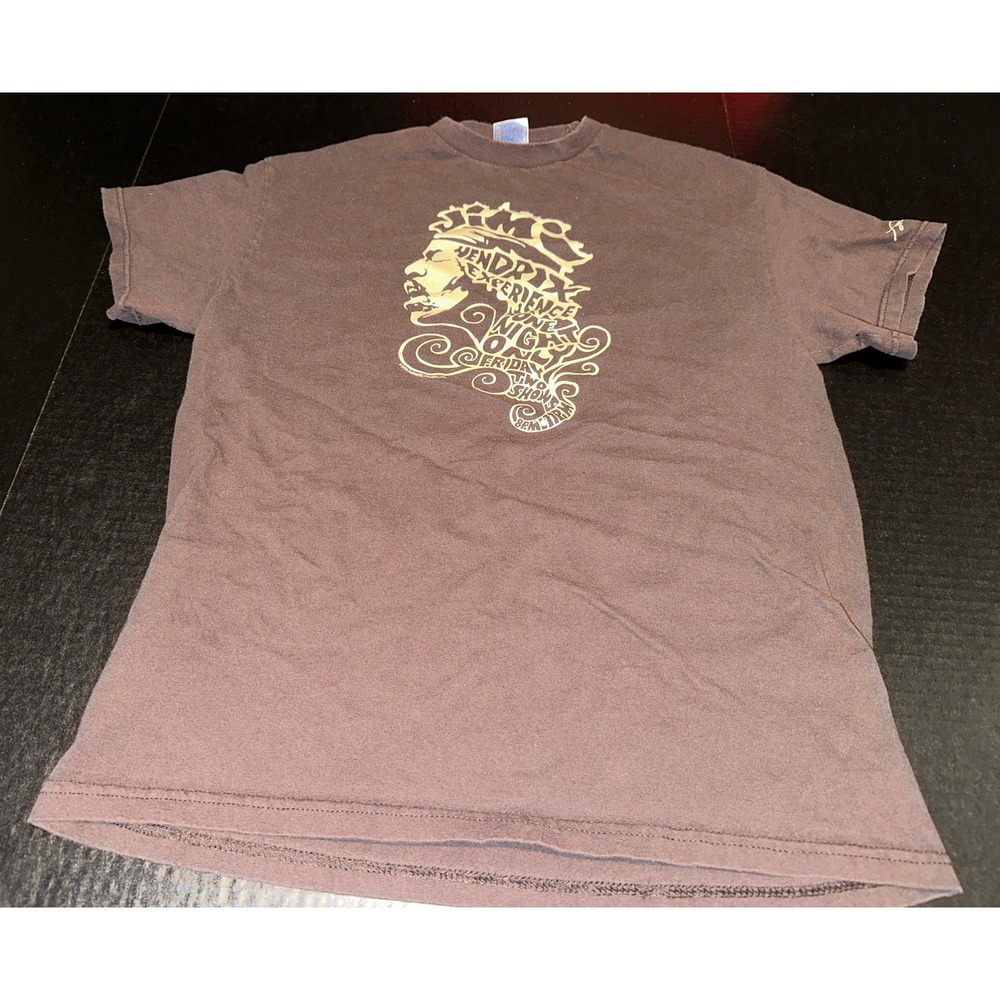 Vintage 2004 Hendrix Experience One Night Only Shirt Size M, Brown‎